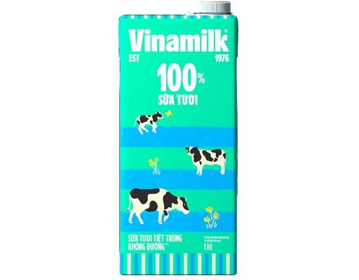 Sữa Tiệt Trùng Vinamilk 100% Không Đường Hộp 1L Vinamilk