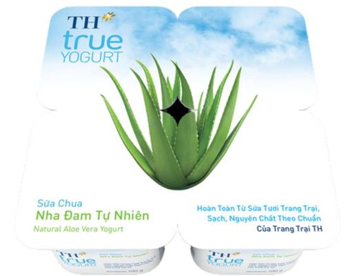 Sữa Chua Nha Đam 4 x 100g TH True Yogurt