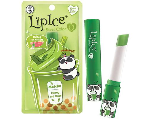 Son Dưỡng Có Màu Tự Nhiên Sheer Color Q Matcha Hương Trà Xanh Màu Hồng Tự Nhiên 2.4g LipIce