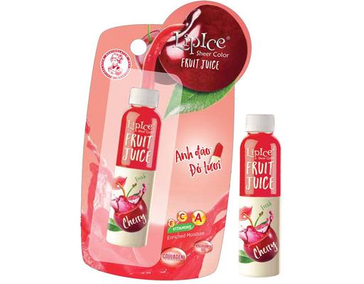 Son Dưỡng Chiết Xuất Trái Cây Fruit Juice Anh Đào Đỏ Tươi 4g LipIce