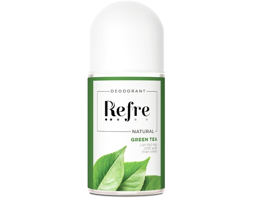Lăn Khử Mùi Ngăn Tiết Mồ Hôi Hương Trà Xanh Green Tea 40ml Refre