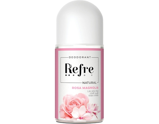 Lăn Khử Mùi Ngăn Tiết Mồ Hôi Hương Hồng Mộc Lan Rosa Magnolia 40ml Refre