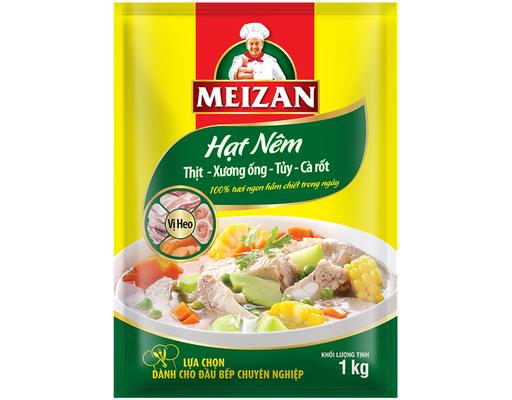 Hạt Nêm Từ Thịt Xương Tủy Và Cà Rốt 1kg Meizan