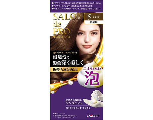 Nhuộm Tóc Phủ Bạc Dạng Bọt Màu Nâu - Brown Salon De Pro