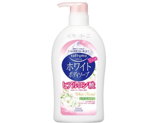Sữa Tắm Softymo Dưỡng Trắng Mịn Da 600ml Kosé