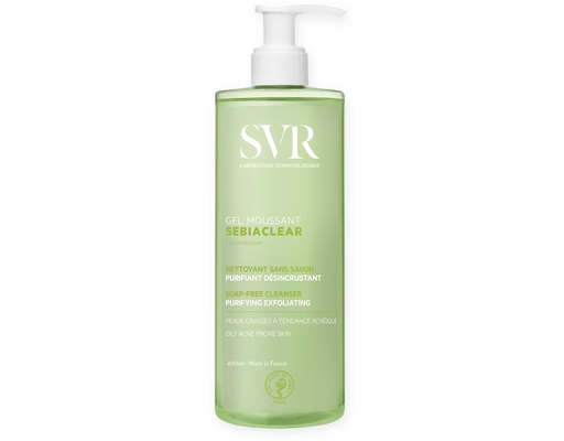 Gel Rửa Mặt Cho Da Dầu Sebiaclear Gel Moussant 400ml SVR