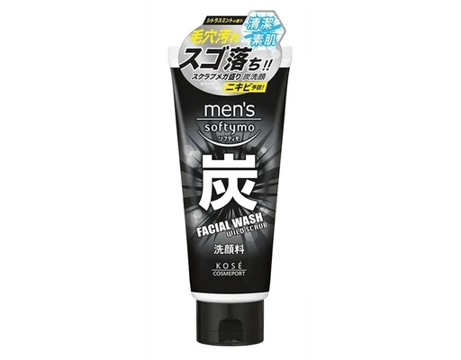 Sữa Rửa Mặt Nam Softymo Than Hoạt Tính 130g Kosé