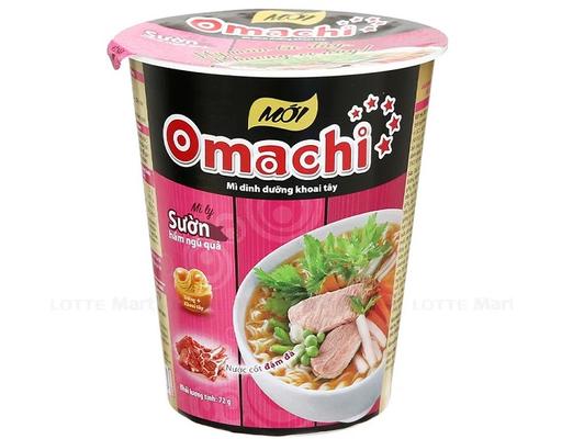 Mì Khoai Tây Omachi Vị Sườn Hầm Ngũ Quả Ly 72G Omachi
