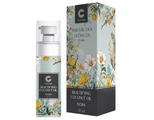 Tinh Dầu Dừa Dưỡng Da Hương Hoa 50ml Cocovie