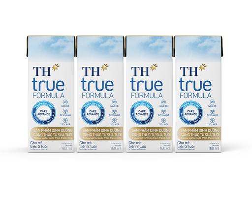 Lốc 4 Hộp Sữa Tươi Công Thức Th True Milk Formula 180ml TH True