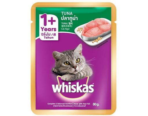 Thức Ăn Cho Mèo Lớn Vị Cá Ngừ 80g Whiskas