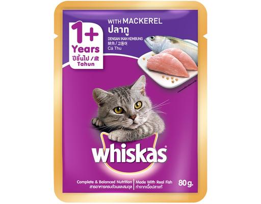 Thức Ăn Cho Mèo Lớn Vị Cá Thu 80g Whiskas