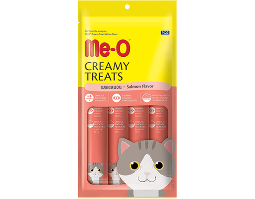 Súp Thưởng Dạng Kem Cho Mèo Vị Cá Hồi Creamy Treats Salmon Flavor 60g Me-O