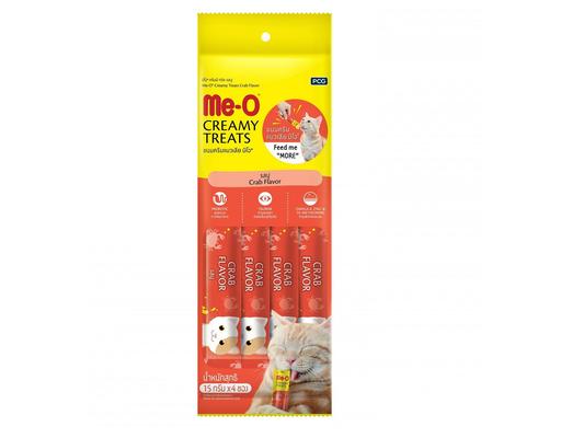 Súp Thưởng Dạng Kem Cho Mèo Vị Cua Creamy Treats Crab Flavor 60g Me-O