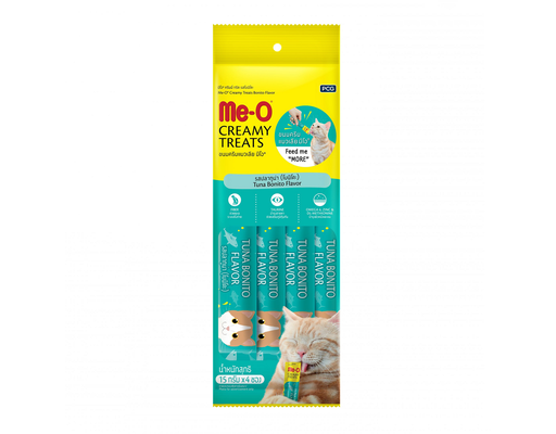 Súp Thưởng Dạng Kem Cho Mèo Vị Cá Ngừ Creamy Treats Bonito Flavor 60g Me-O