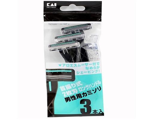 Dao Cạo Râu 2 Lưỡi Kép Nhật Bản 3 Cây KAI