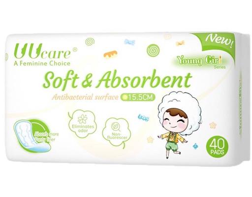 Băng Vệ Sinh Young Girl Kháng Khuẩn Hàng Ngày 15.5cm 40 Miếng UUcare