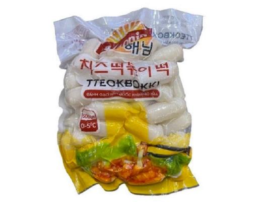 Bánh Gạo Hàn Quốc Tteokbokki Nhân Phô Mai 500g Hoàng Lê