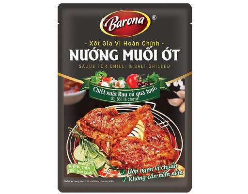 Xốt Gia Vị Hoàn Chỉnh Nướng Muối Ớt 80g Barona
