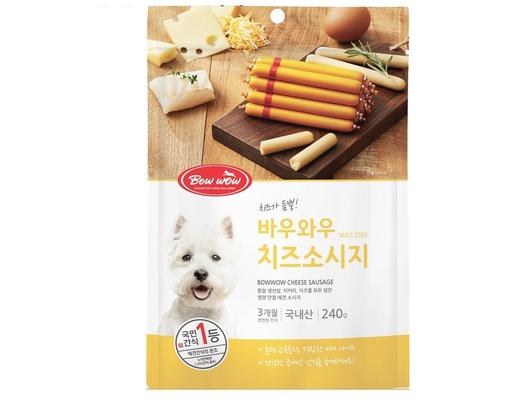 Xúc Xích Phô Mai Cho Chó 240g Bowwow
