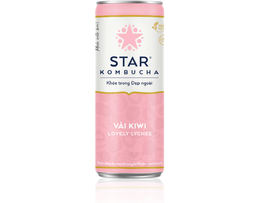 Thức Uống Lên Men Vị Vải Kiwi 250ml Star Kombucha
