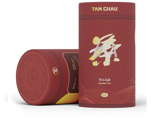 Trà Lài Tâm Châu Lon Giấy Đỏ 100g Tâm Châu