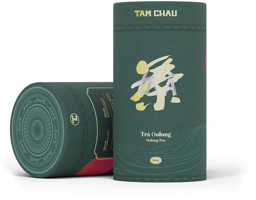 Trà Oolong Lon Giấy Xanh 100g Tâm Châu