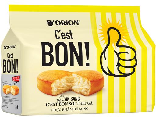 Bánh Ăn Sáng C'est Bon Sợi Thịt Gà 136g Orion