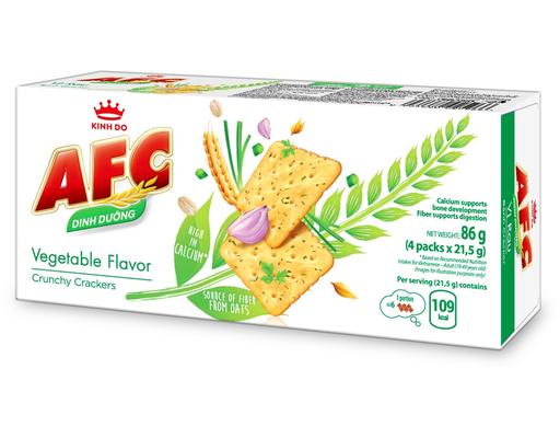 Bánh Cracker Dinh Dưỡng Vị Rau Cải 86g AFC