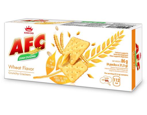 Bánh Cracker Dinh Dưỡng Vị Lúa Mì 86g AFC