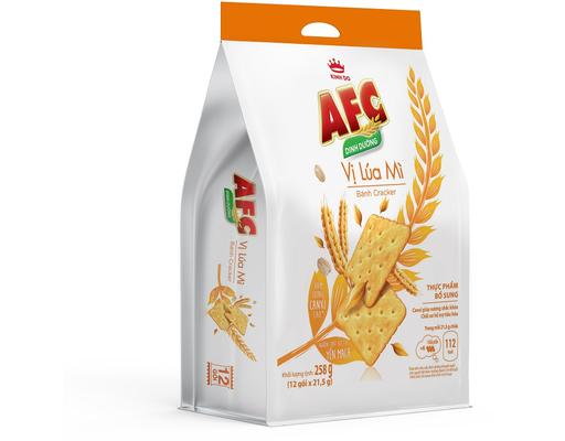 Bánh Cracker Dinh Dưỡng Vị Lúa Mì 258g AFC