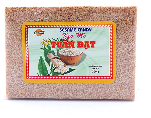 Kẹo Bẹ Mè Trắng 200g Tuấn Đạt