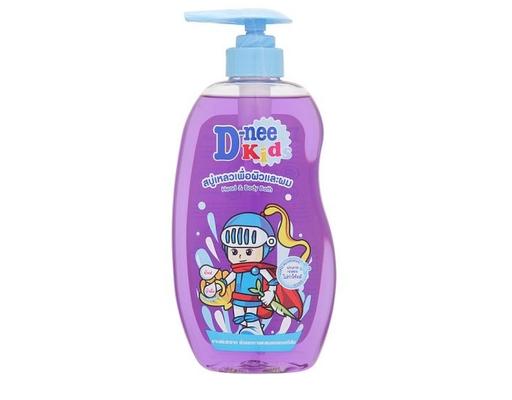 Dầu Tắm Gội Toàn Thân Cho Bé Trên 3 Tuổi Màu Tím 400ml D-nee