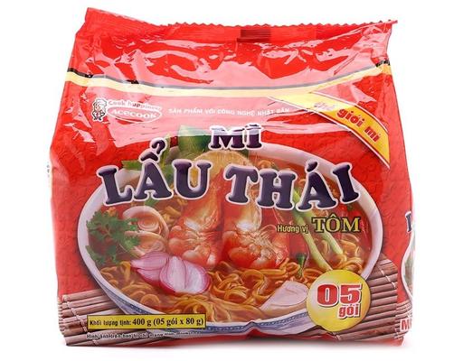 Lốc 5 Gói Mì Lẩu Thái Tôm Acecook 80G ACECOOK
