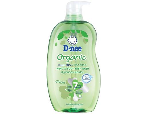 Sữa Tắm Gội Toàn Thân Baby Màu Xanh Lá 800ml D-nee