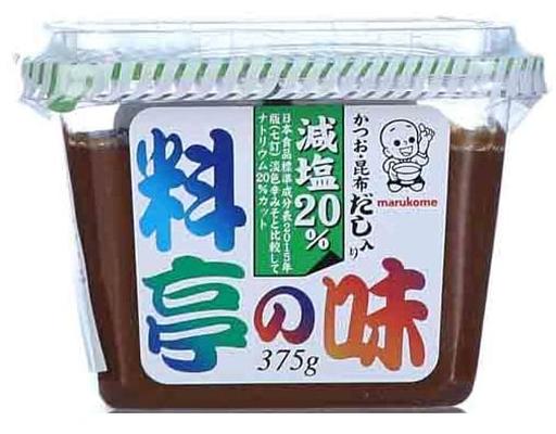 Miso Dashi Trộn Sẵn Giảm 20% Muối 375g Marukome