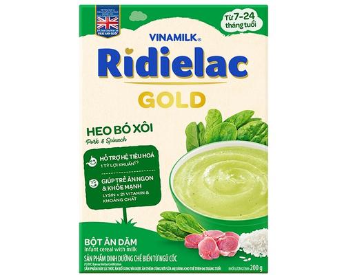 Bột Ăn Dặm Heo Bó Xôi 200g RiDielac Gold