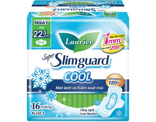 Băng Vệ Sinh Siêu Mỏng Cánh Mát Lạnh 22.5cm 16 Miếng Laurier