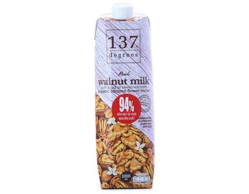Sữa Hạt Óc Chó Nguyên Chất 137 Degrees Hộp 1L 137 Degrees