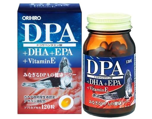 Thực Phẩm Bảo Vệ Sức Khỏe Viên Uống Bổ Não DPA, EPA 120 Viên Orihiro