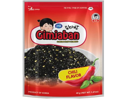 Tảo Biển Vị Cay Gimjaban Chili Flavor 40g Godbawee