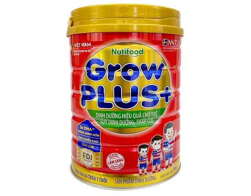 Sữa Bột Growplus+ Đỏ 900g Nutifood