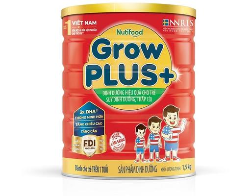 Sữa Bột GrowPlus Cho Trẻ Suy Dinh Dưỡng 1.5kg Nutifood