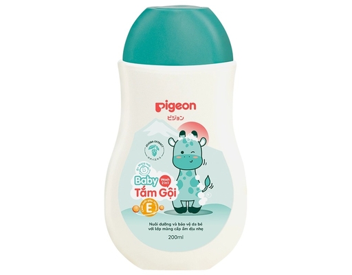Tắm Gội 2 Trong 1 Chiết Xuất Jojoba 200ml Pigeon