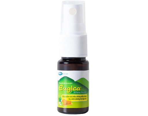 Thực Phẩm Bảo Vệ Sức Khỏe Xịt Họng Thảo Dược Eugica 10ml MEGA We care