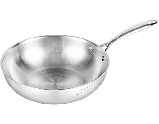 Chảo Xào Inox 3 Lớp Đáy Liền Trimax EL-2824 26cm Elmich