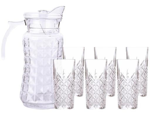 Bộ Bình Ly Thủy Tinh Bright 7 Món Deli