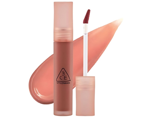 Son Kem Lì Mềm Mượt Môi Blur Water Tint Màu Hồng Đào Nude #Laydown 4.6g 3CE