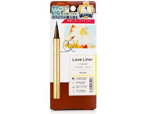 Kẻ Mắt Nước Màu Nâu Liquid Brown 0.55ml Love Liner