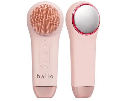 Máy Rửa Mặt Và Massage Multitask Màu Peach Fuzz Halio